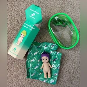 Sonny Angel eggplant vegetable series Authentic with bonus carry case